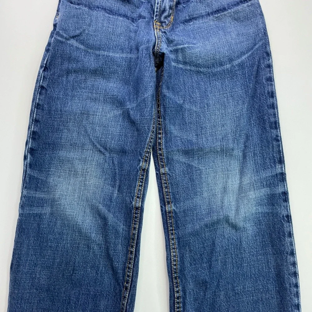Gap Blue Loose Fit Jeans Kids Size 10 Regular Adjustable Waist Denim